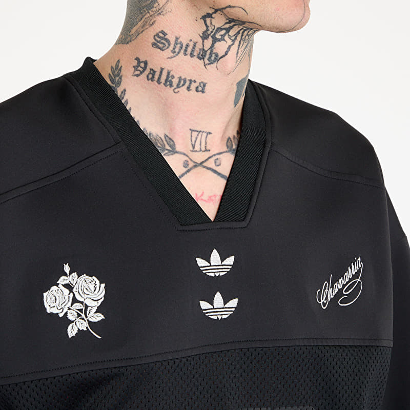 adidas x Willy Chavarria Football Jersey Black/ Black | Footshop