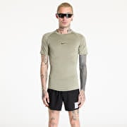 Nike Pro Men's Dri-FIT Tight Short-Sleeve Fitness Top Light Army/ Black