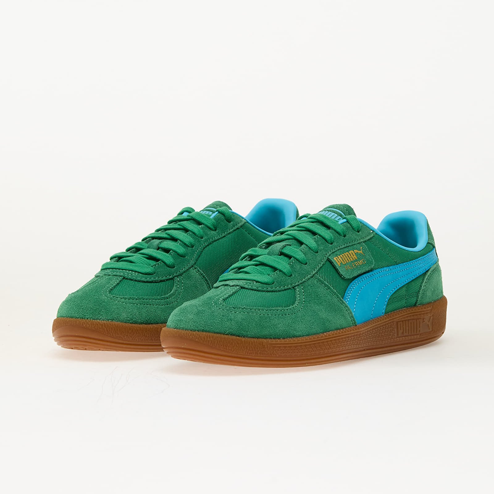 Zapatillas Hombre Puma Palermo Vintage Update Archive Green-Bright Aqua