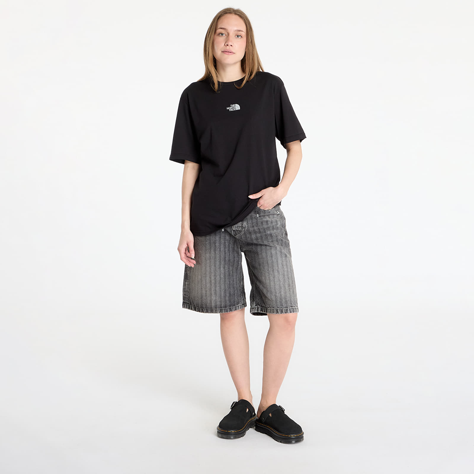 Tricouri bărbați The North Face UNISEX Ss Never Stop Relaxed Tee TNF Black