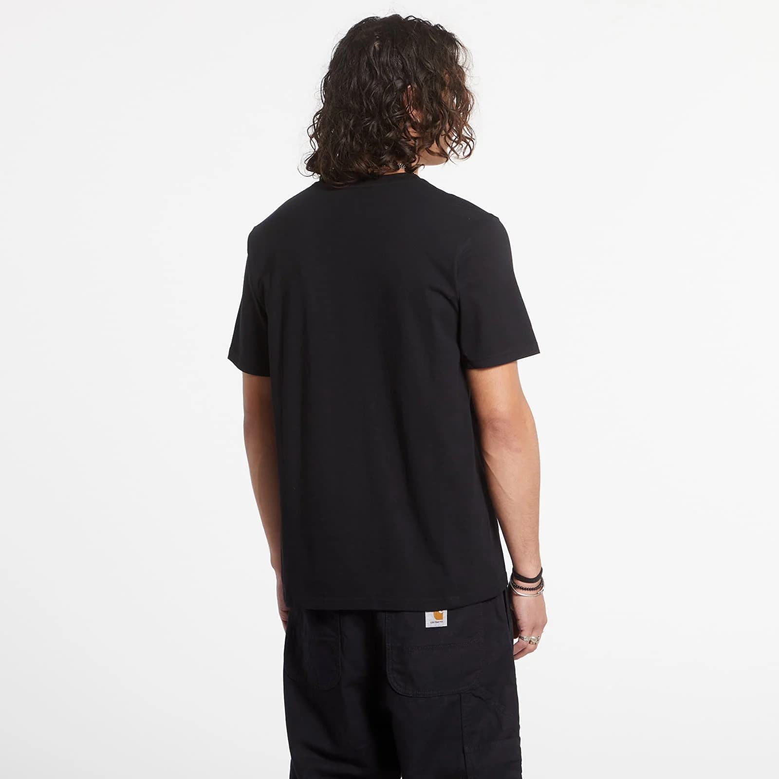 Pólók Carhartt WIP Pocket Short Sleeve T-Shirt UNISEX Black