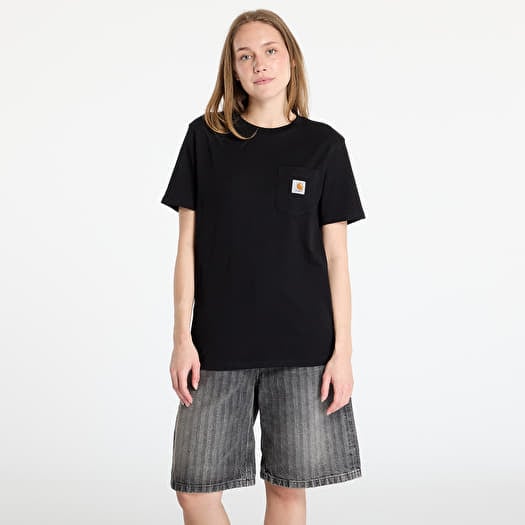 T-paita Carhartt WIP Pocket Short Sleeve T-Shirt UNISEX Black