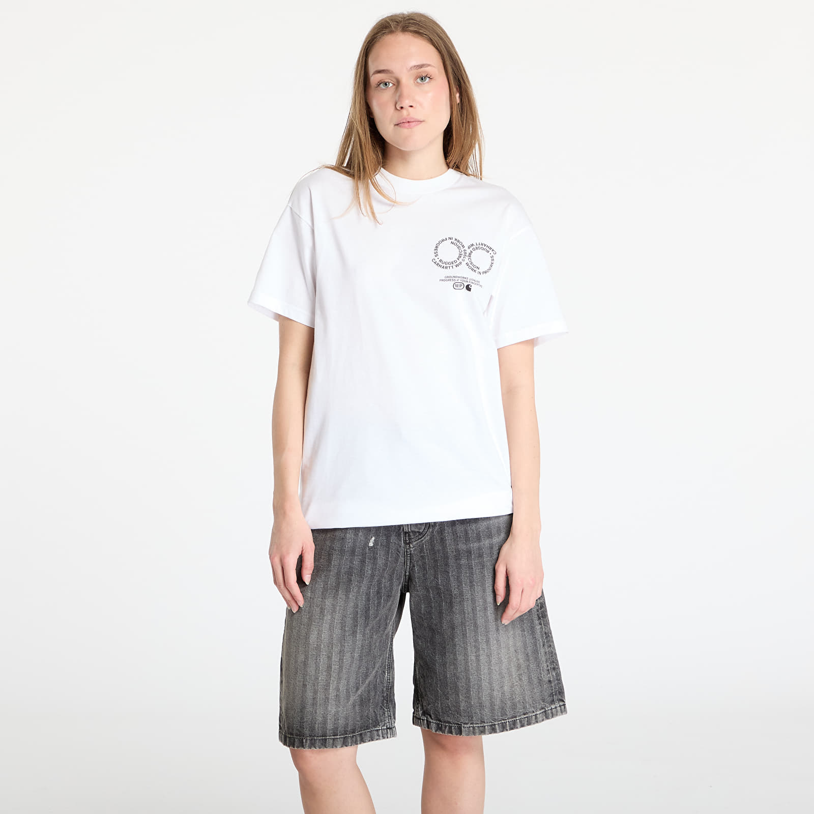 Tricouri  Carhartt WIP S/S Rotation T-Shirt UNISEX White/ Black