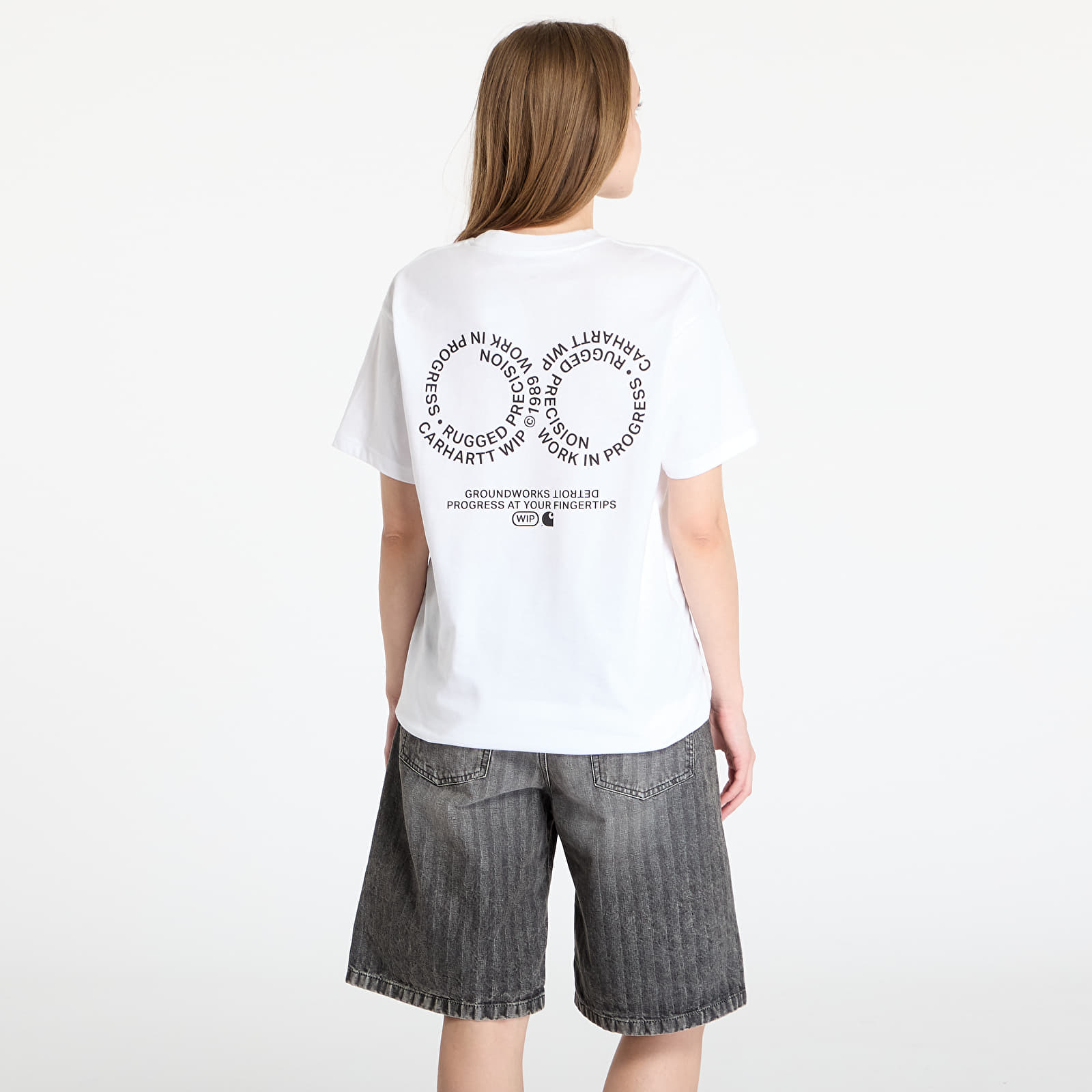 Tricouri  Carhartt WIP S/S Rotation T-Shirt UNISEX White/ Black