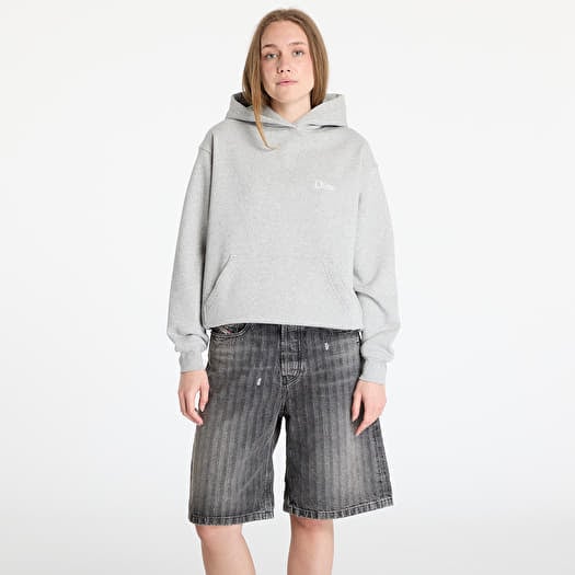 DIME Classic Small Logo Hoodie UNISEX Heather Gray