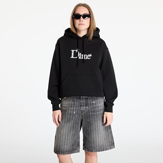 DIME Classic Shiny Hoodie UNISEX Black