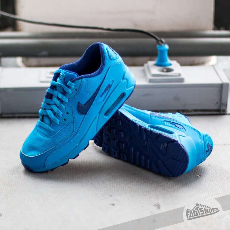 Damesko Nike Air Max 90 Glow (GS) Photo Blue/ Deep Royal Blue