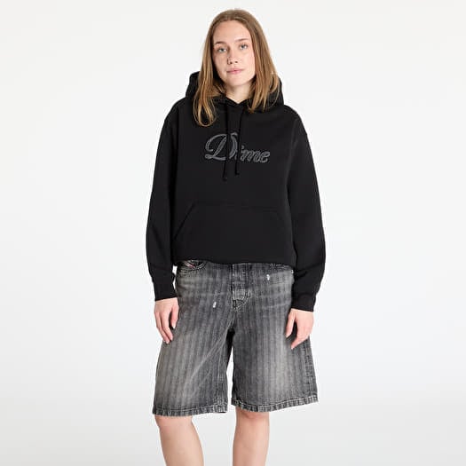 DIME Cursive Logo Hoodie UNISEX Black