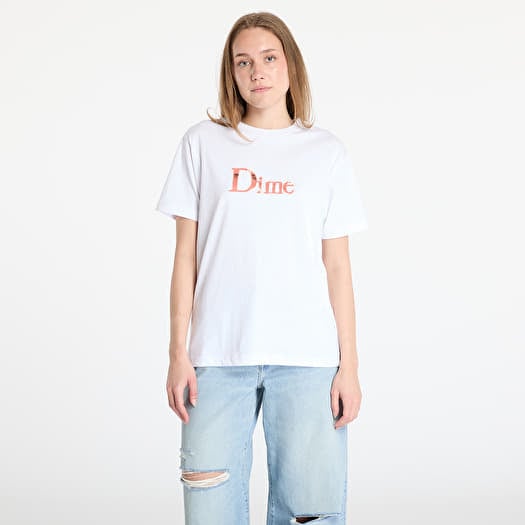 Póló DIME Classic Shiny T-Shirt UNISEX White