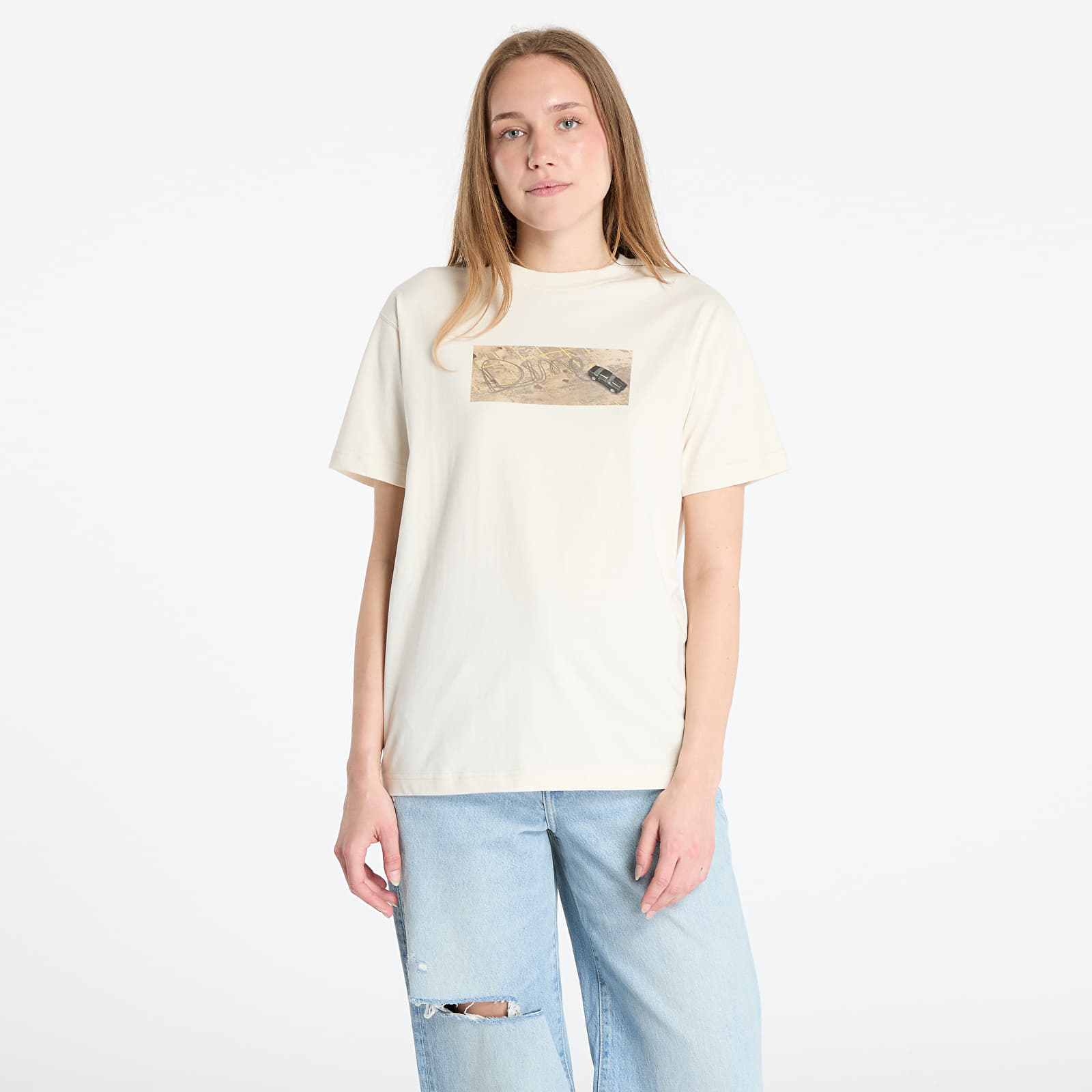 Tričká DIME Skid T-Shirt UNISEX Natural