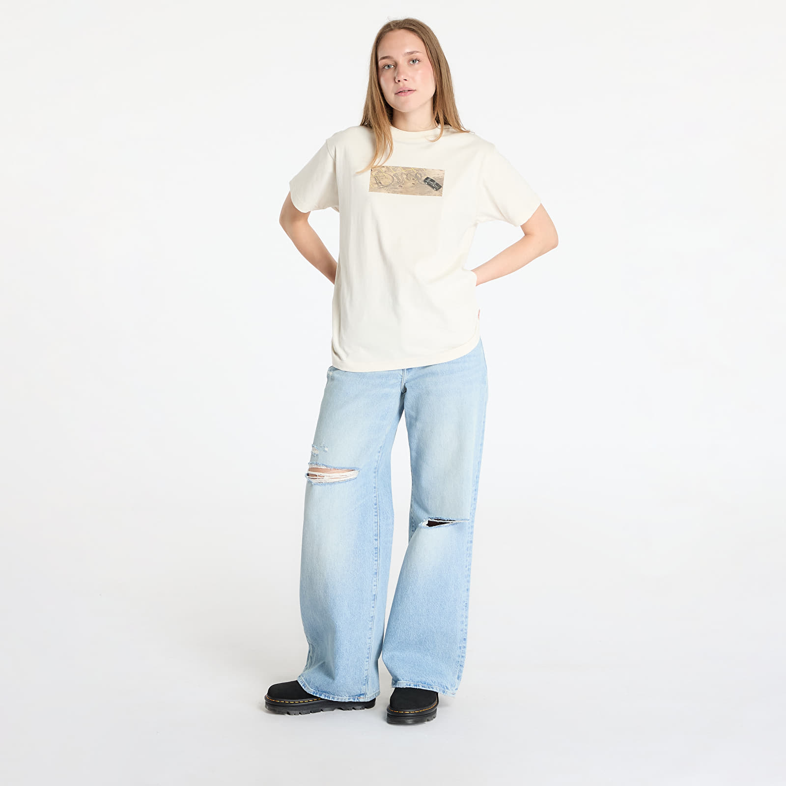 Tričká DIME Skid T-Shirt UNISEX Natural