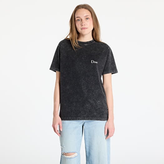 Póló DIME Classic Small Logo T-Shirt UNISEX Faded Black