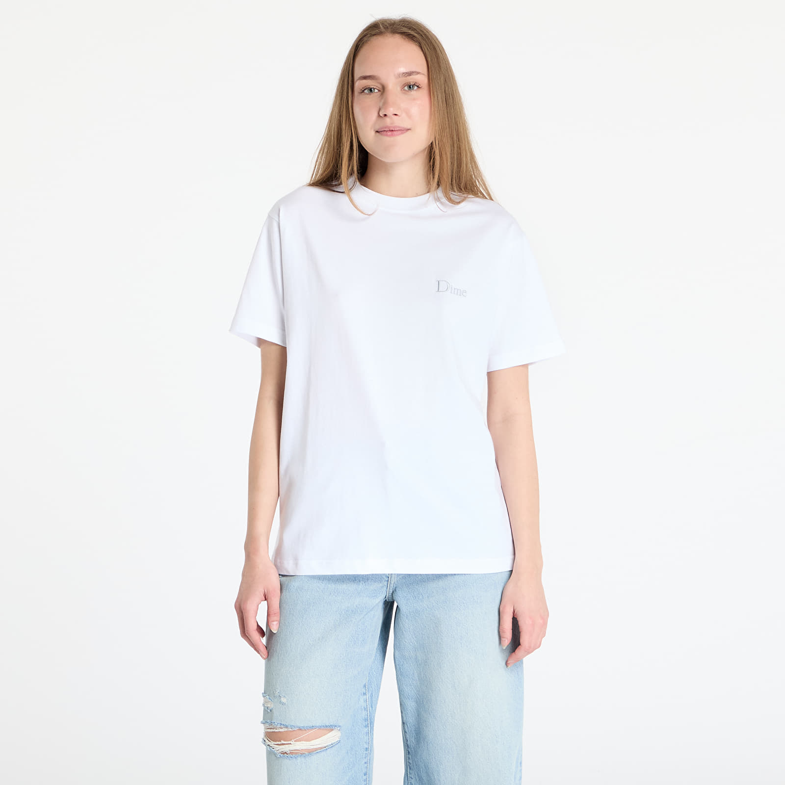 Tričká DIME Classic Small Logo T-Shirt UNISEX White
