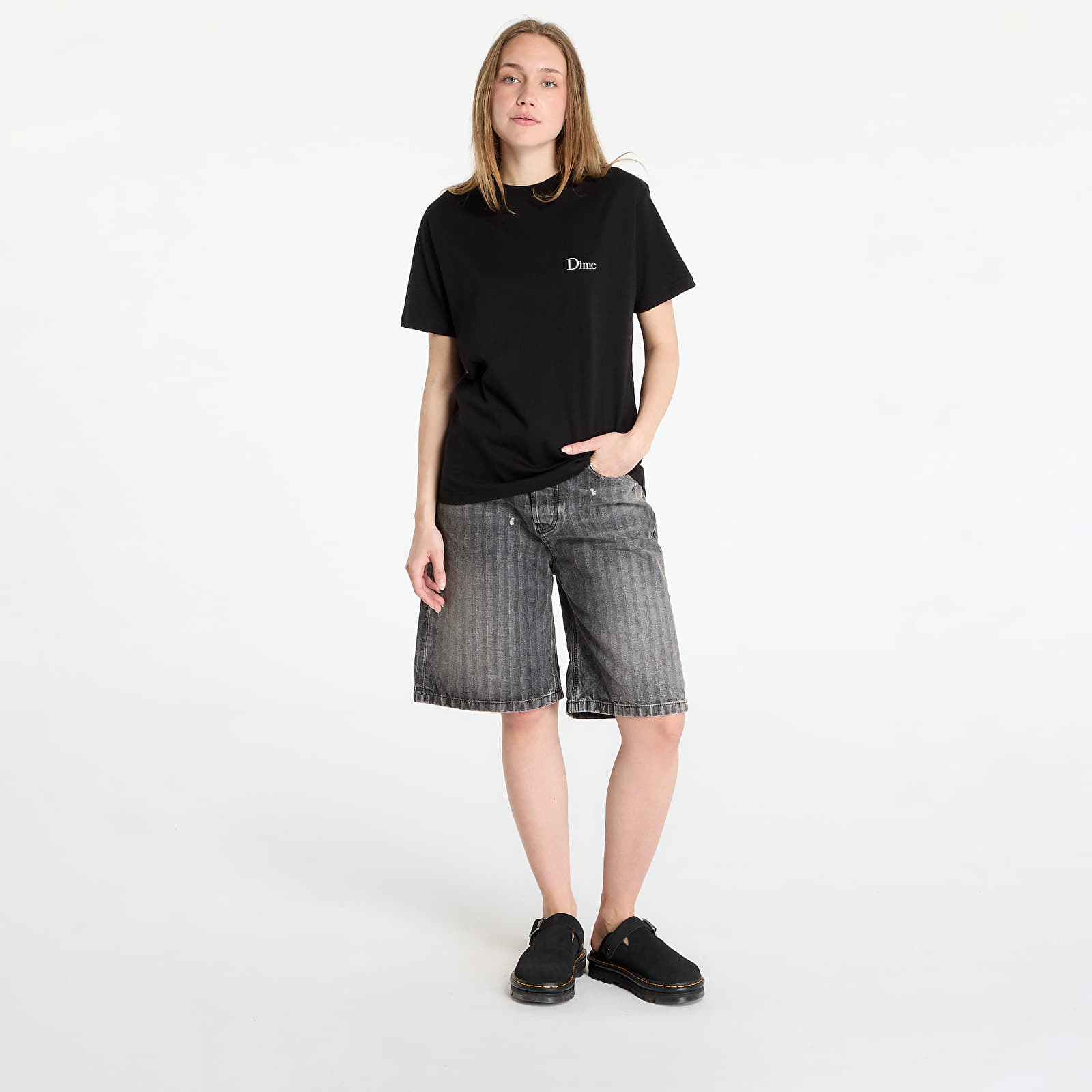T-shirts DIME Classic Small Logo T-Shirt UNISEX Black