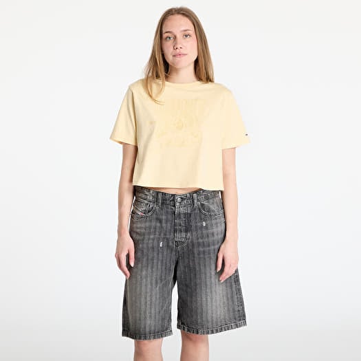 Tričko Tommy Jeans Relaxed Tonal Crew T-Shirt Yellow