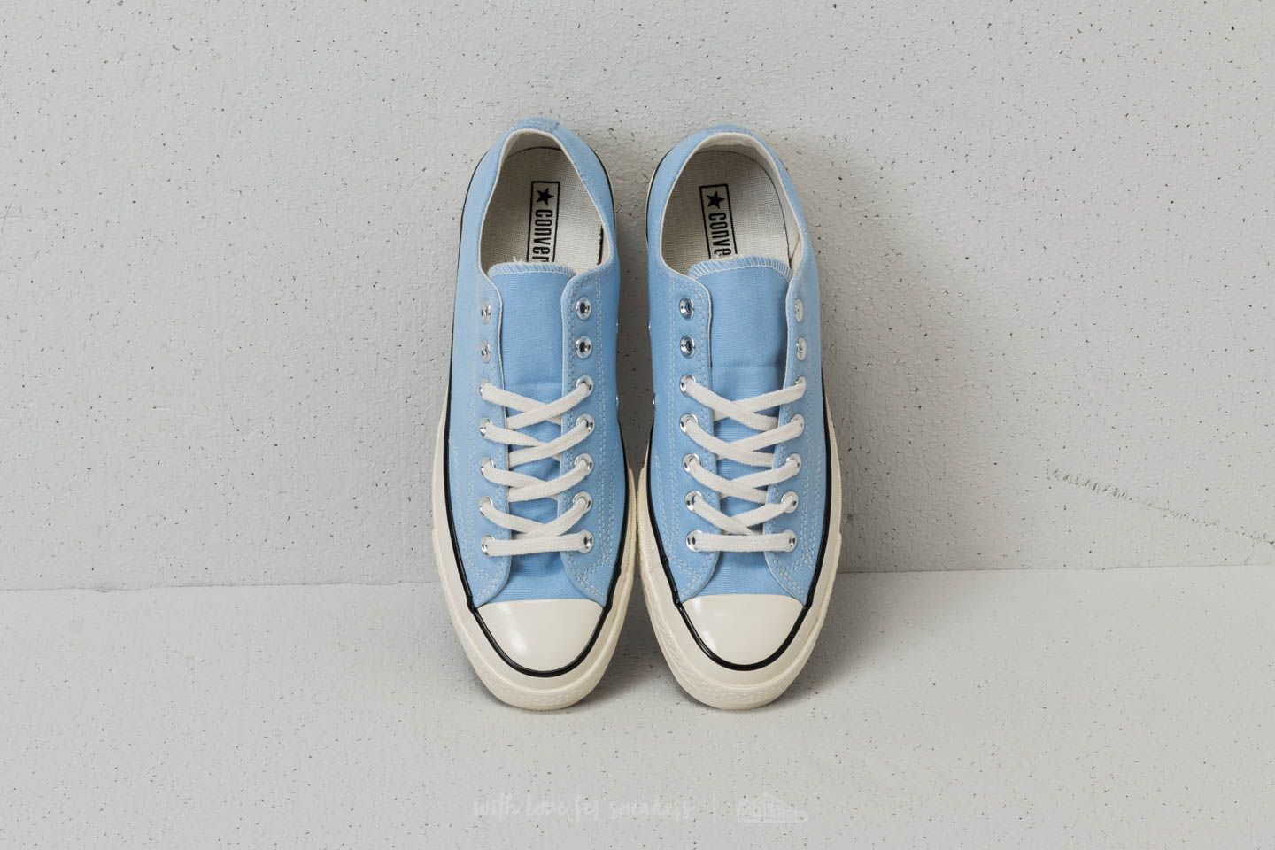 Herren Sneaker und Schuhe Converse Chuck Taylor All Star 70 OX Blue Chill/ Black/ Egret