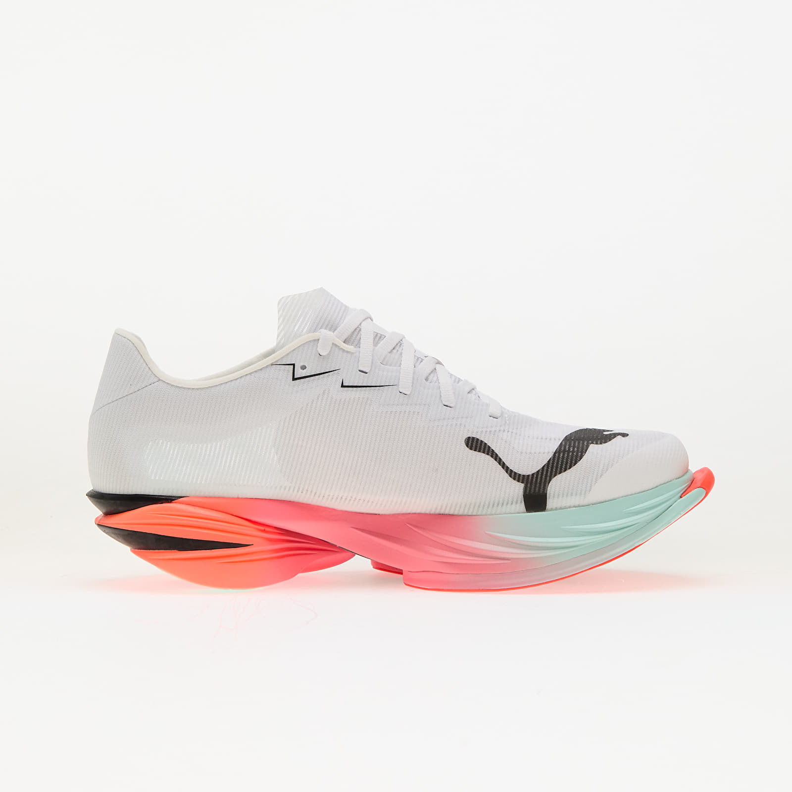 Мужская обувь Puma FAST-R NITRO Elite 3 Puma White-Glowing Red-Mint