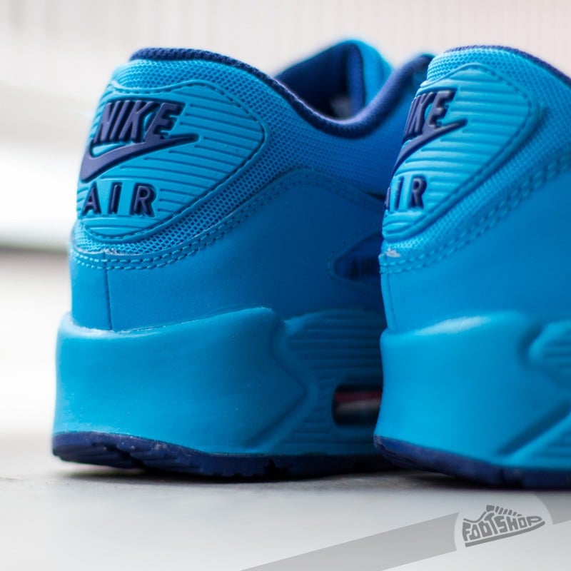 Damen Sneaker und Schuhe Nike Air Max 90 Glow GS Photo Blue Deep Royal Blue Footshop