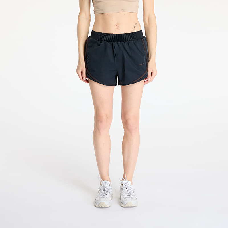 Shorts Nike Sportswear Collection Women's Mid-Rise Twill Shorts Black/ Velvet Brown/ Velvet Brown
