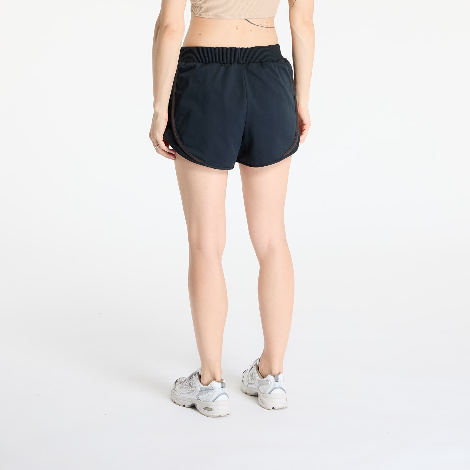 Sieviešu šorti Nike Sportswear Collection Women's Mid-Rise Twill Shorts Black/ Velvet Brown/ Velvet Brown