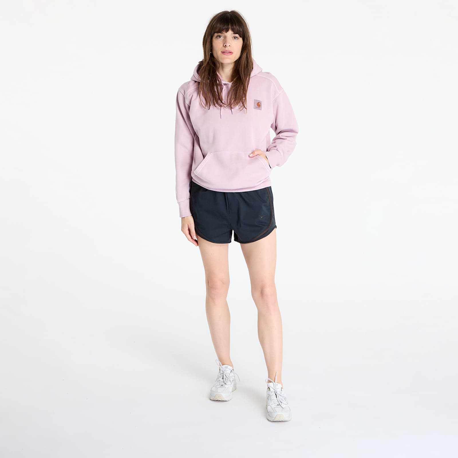 Sieviešu šorti Nike Sportswear Collection Women's Mid-Rise Twill Shorts Black/ Velvet Brown/ Velvet Brown