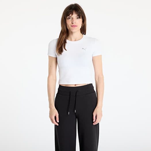Top Puma Dare to Textured Baby Tee PUMA White