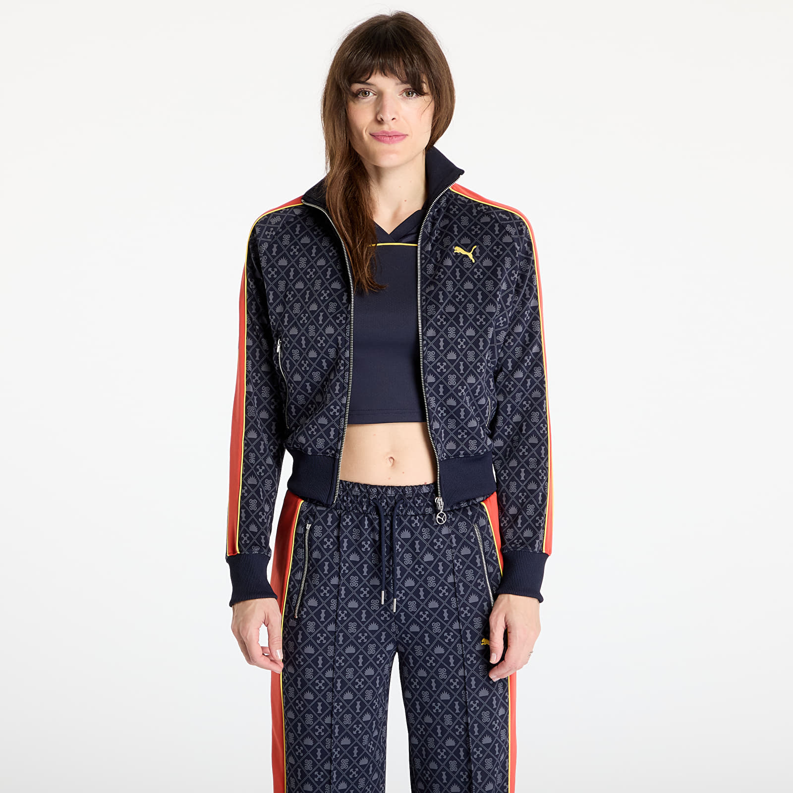 Bluzy z kapturem Puma Road To Unity AOP Track Jacket New Navy-AOP