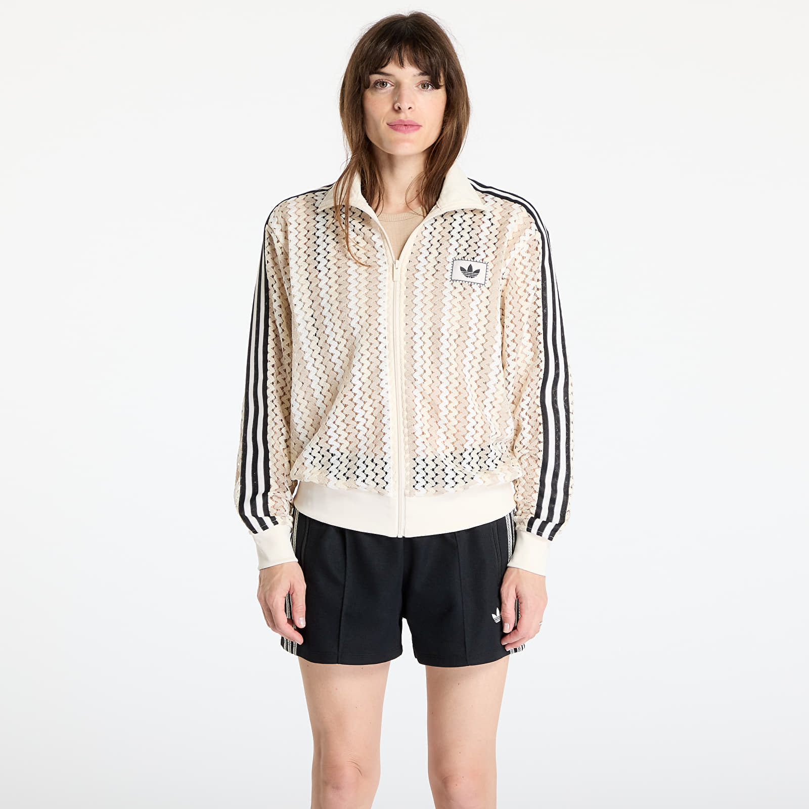Kapuutsikud ja kampsunid adidas Originals Summer Glow Firebird Track Top UNISEX Wonder White