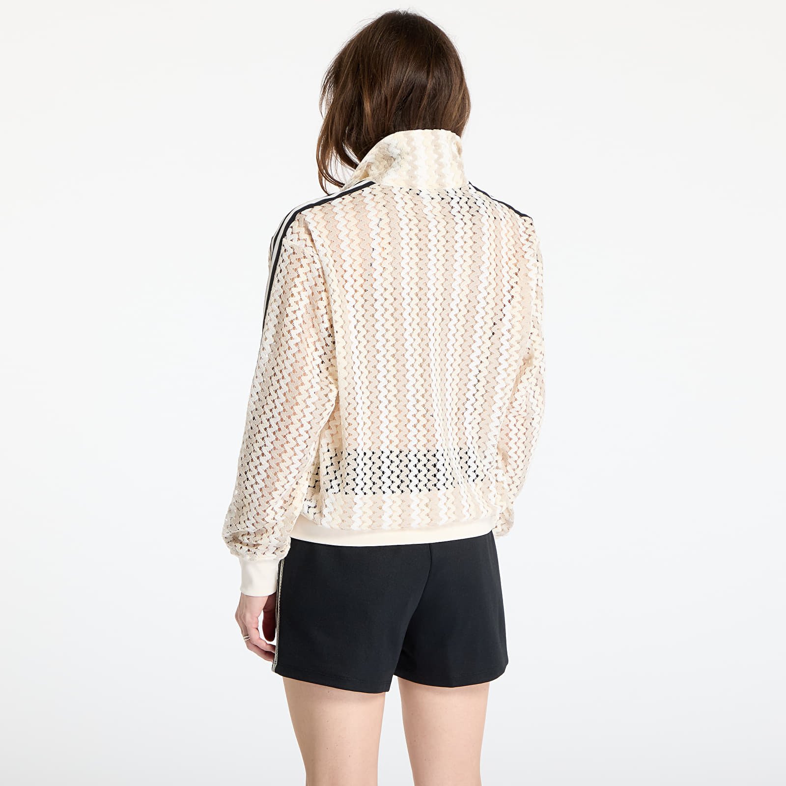 Kapuutsikud ja kampsunid adidas Originals Summer Glow Firebird Track Top UNISEX Wonder White