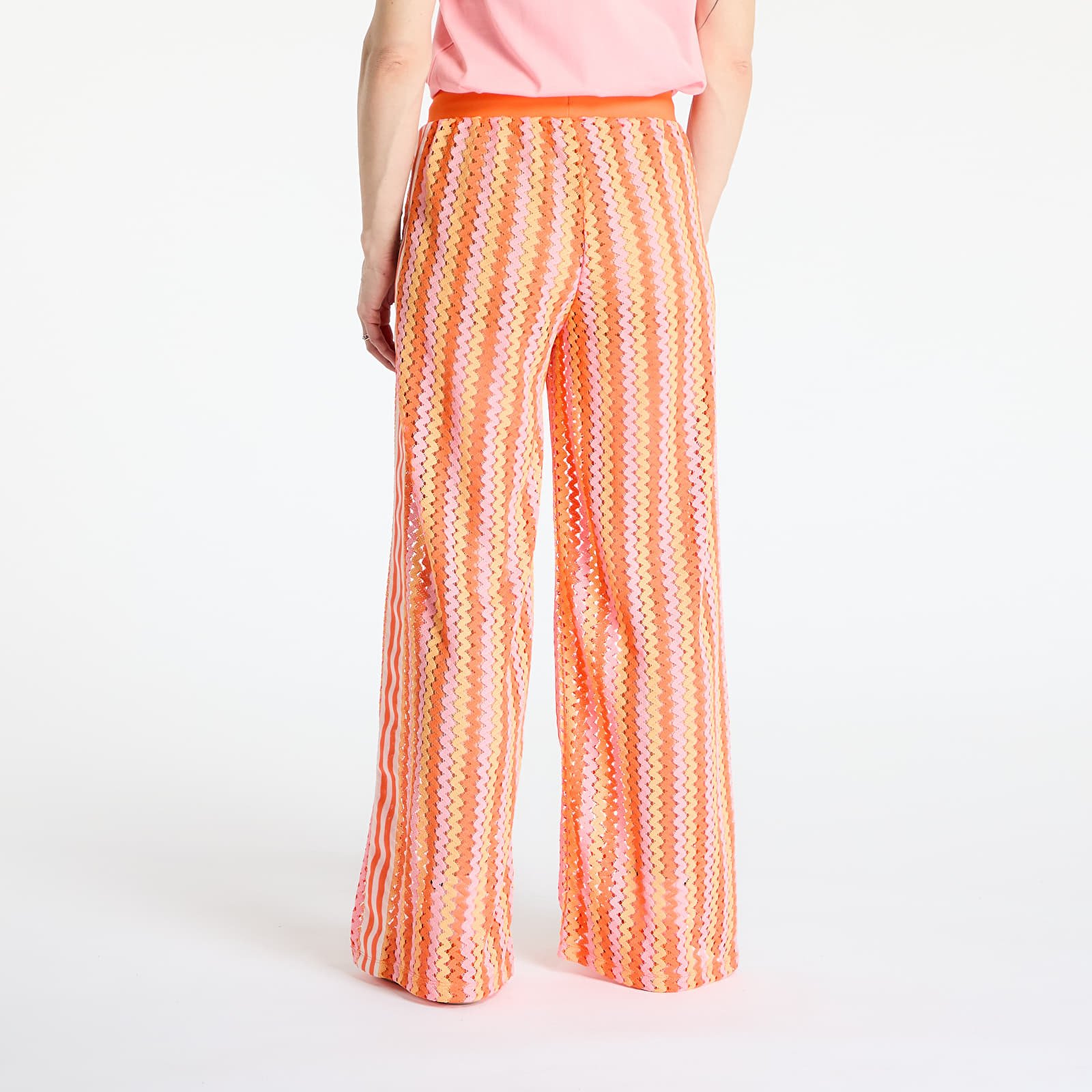 Pants and jeans adidas Originals Summer Glow Firebird Track Pant Semi Lucid Fuchsia/ Hazy Orange/ Semi Solar Orange