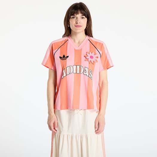 Marškinėliai adidas Originals Summer Glow Jersey Semi Pink Spark/ Semi Solar Orange