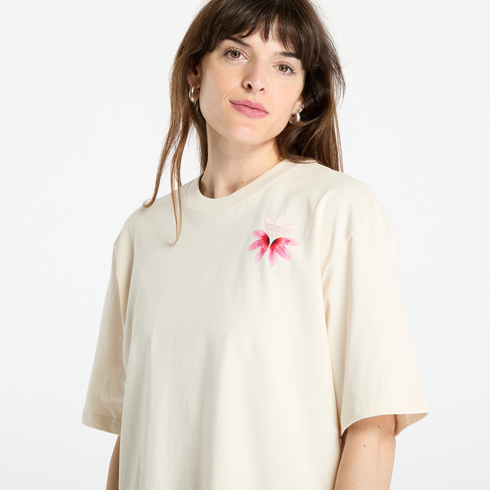 T-krekli adidas Originals Summer Glow Graphic Tee Wonder White
