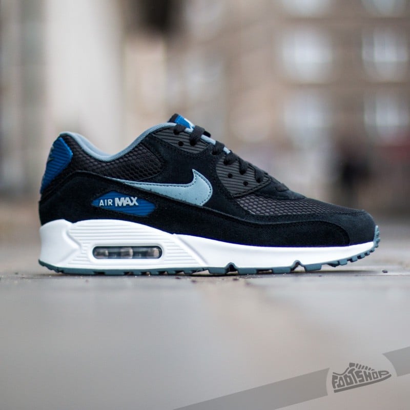 Мъжки кецове и обувки Nike Air Max 90 Essential Black/Dv Grey/Gym Blue