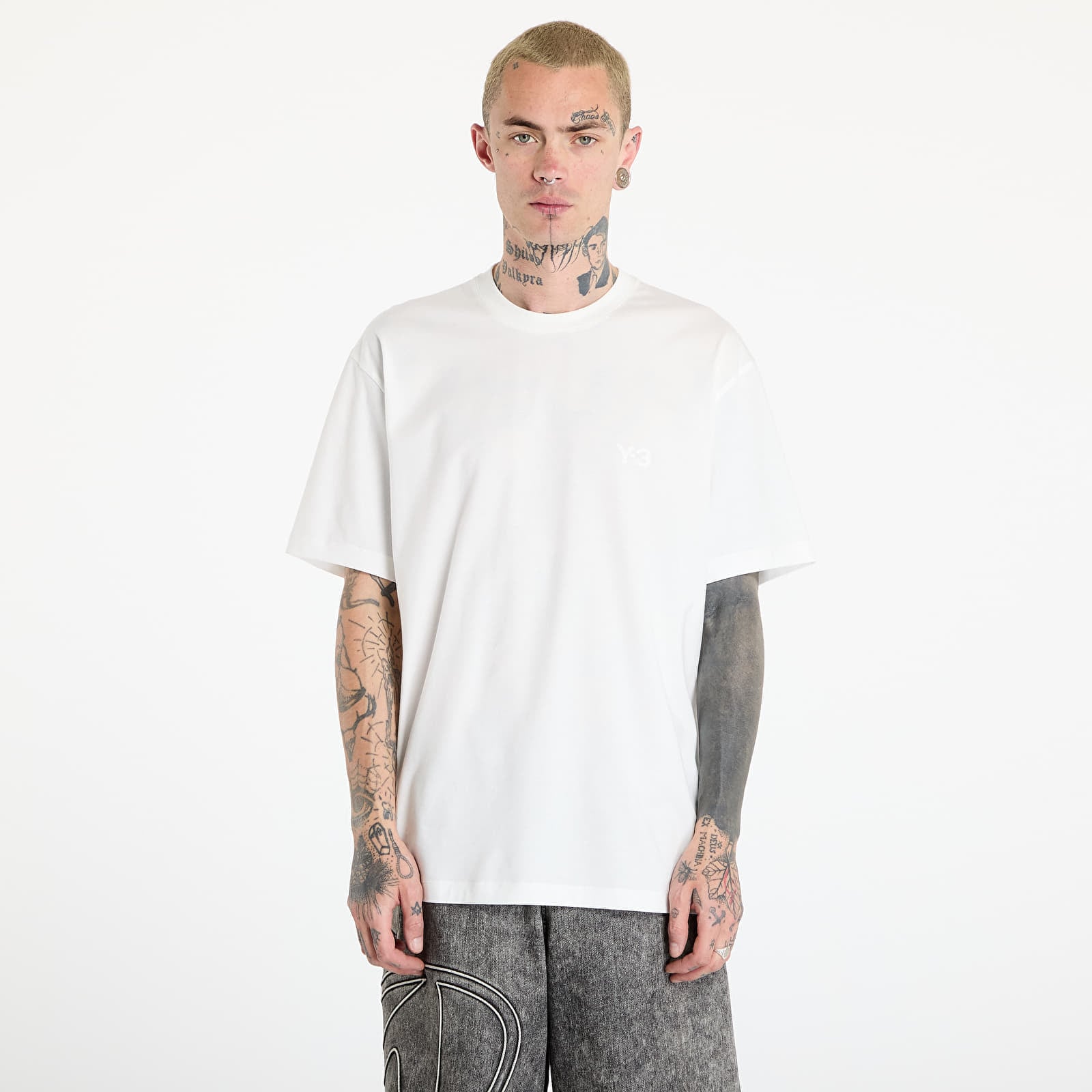 Tricou Y-3 M Regular Short Sleeve Tee Core White XS