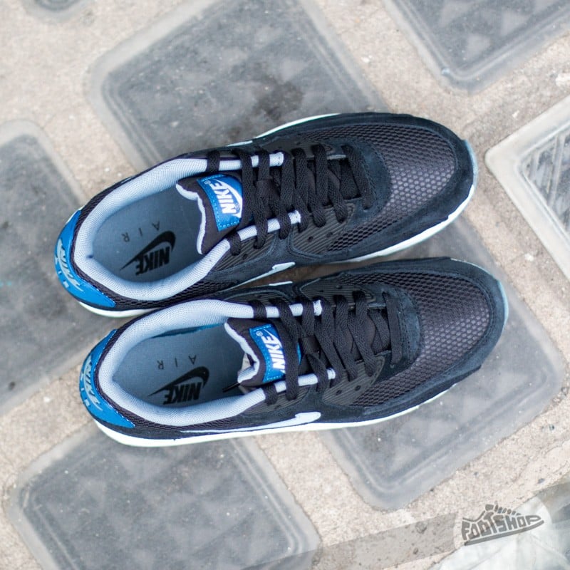 Мъжки кецове и обувки Nike Air Max 90 Essential Black/Dv Grey/Gym Blue