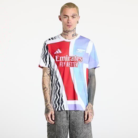 Jersey adidas Arsenal Fc 24/25 Pre-Match Jersey Better Scarlet/ White/ Black/ Clear Aqua