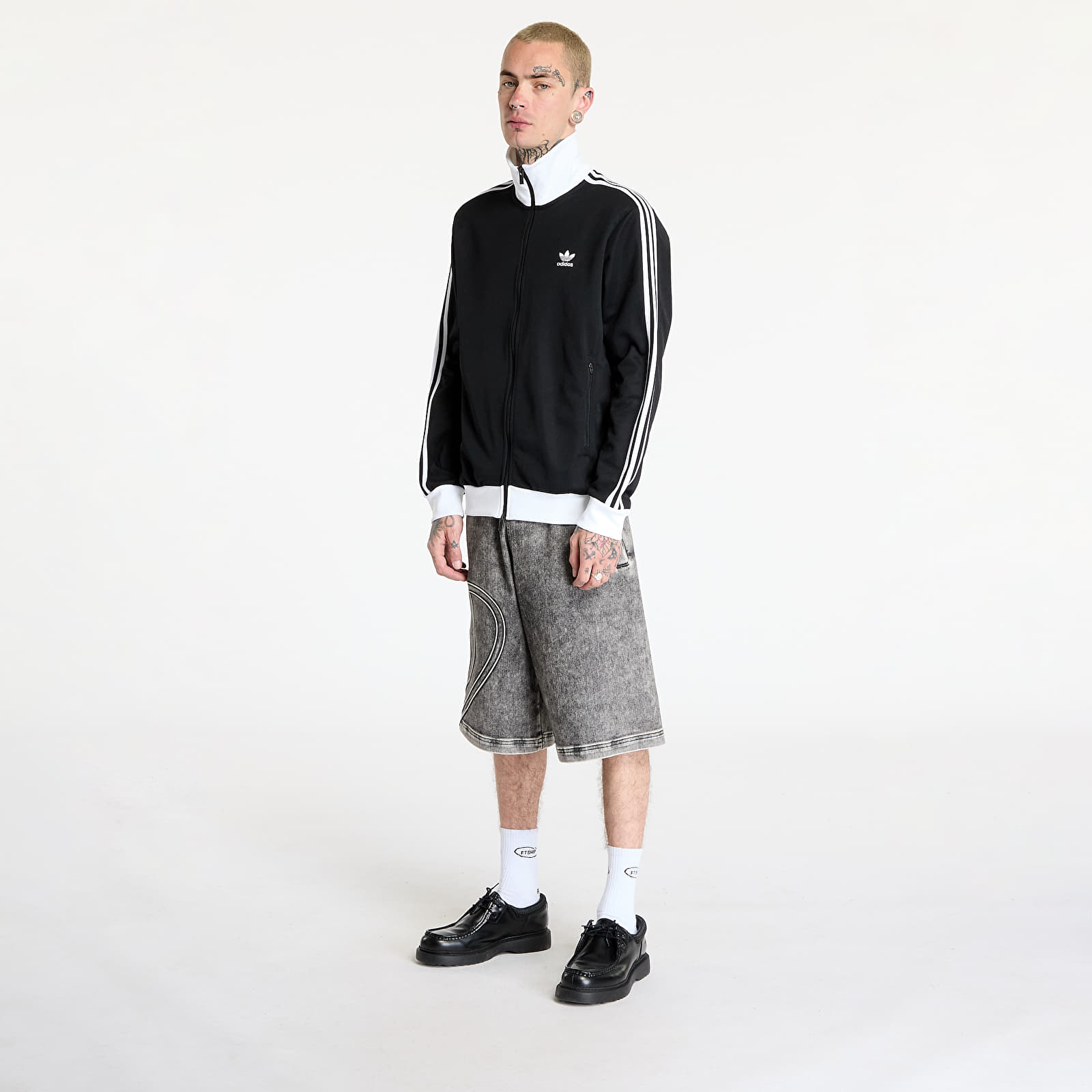 Felpe adidas Adicolor Classics Beckenbauer Track Top Black/ White