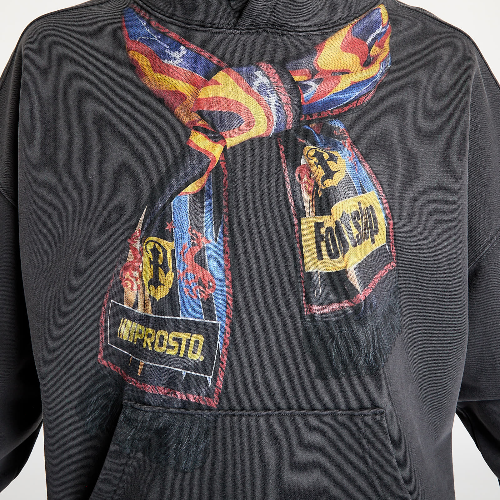 Mikiny FTSHP x PROSTO Hoodie UNISEX Graphite