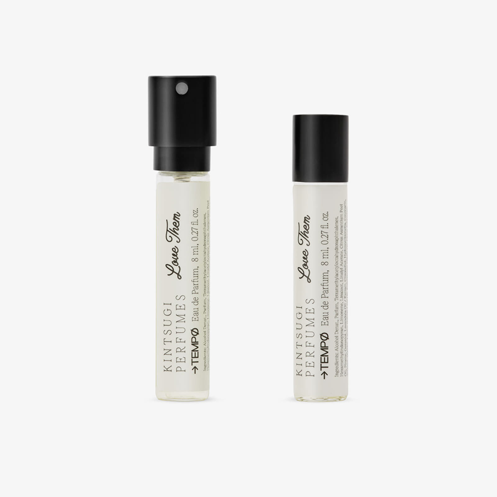 Parfémy TEMPO x Love Them Running Club, Eau de Parfum 2 x 8 ml, 0,27 fl.oz