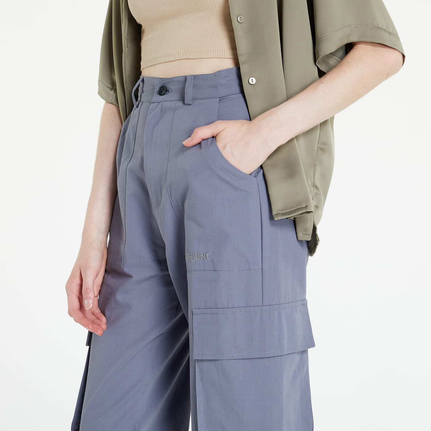 Жіночі штани карго Sixth June Wide Leg Cargo Pants Grey