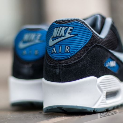 Air max 90 essential black and blue shop