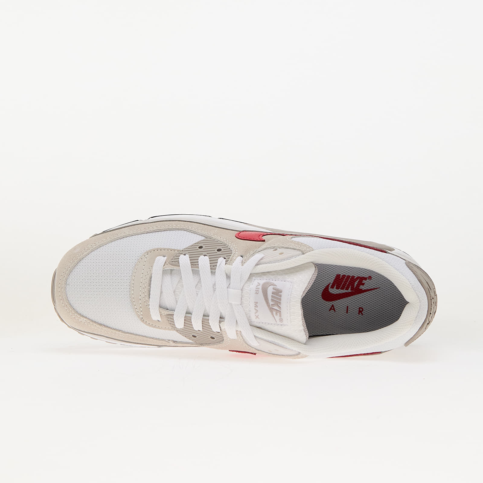 Vyriška avalynė Nike Air Max 90 White/ University Red-College Grey
