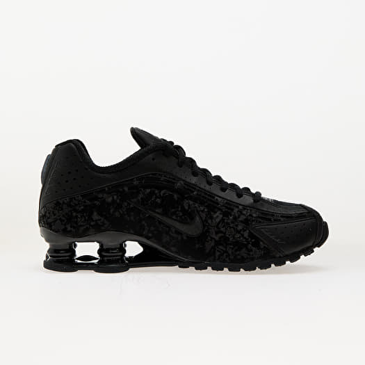 nike shox black suede