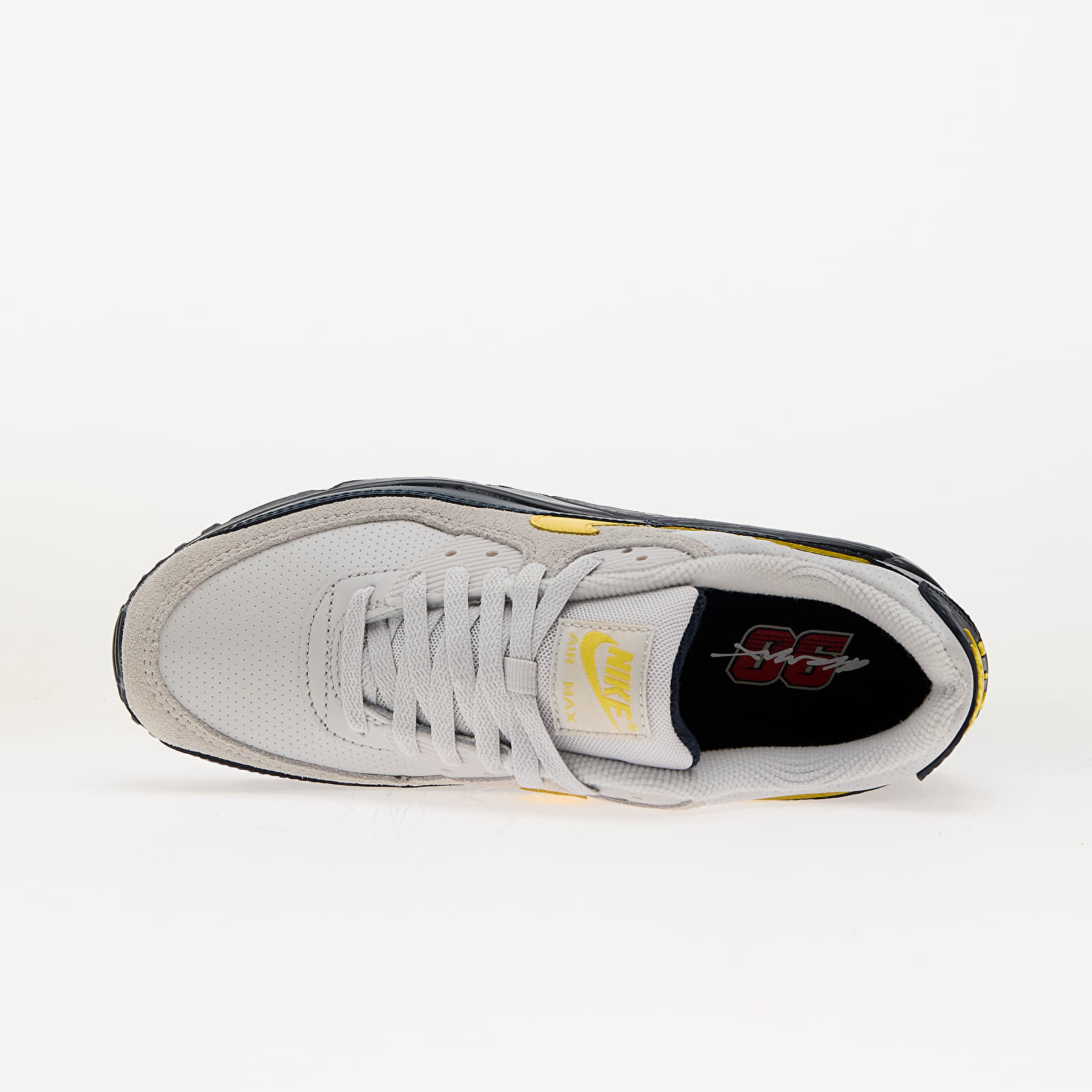 Men's shoes Nike Air Max 90 Neutral Grey/ Tour Yellow-Obsidian