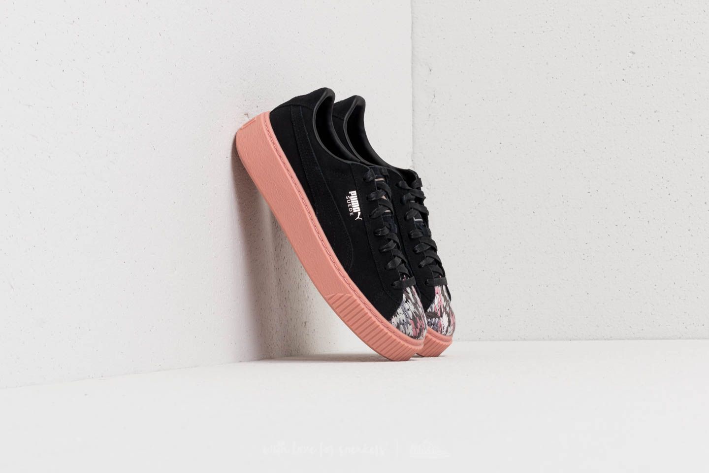 Chaussures et baskets femme Puma Platform SunfStitch Wn´s Puma Black/ Peach Beige