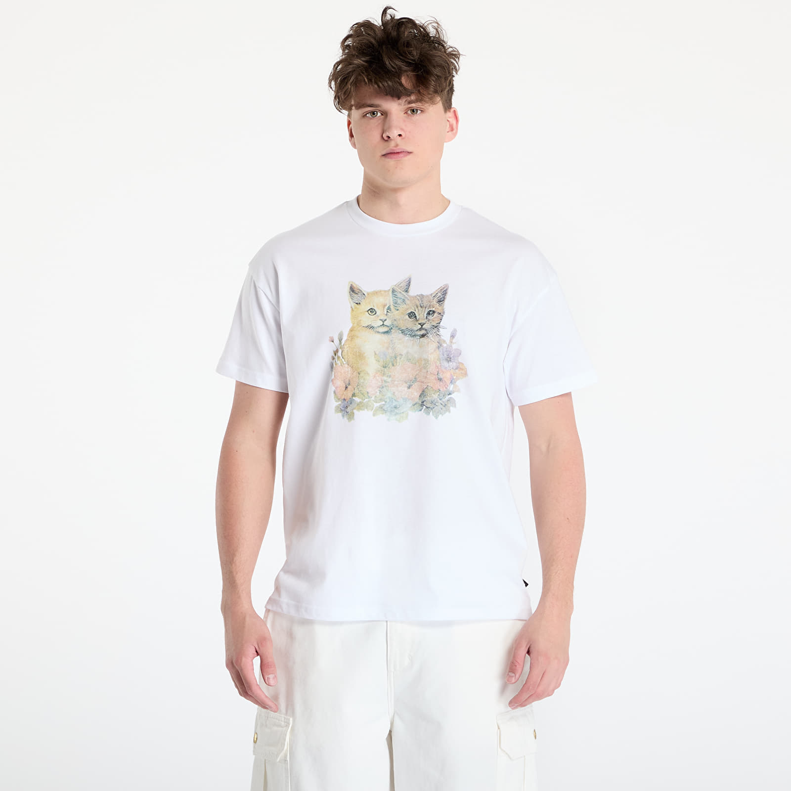 Camiseta Vans Smitten Oversized SS Tee White L