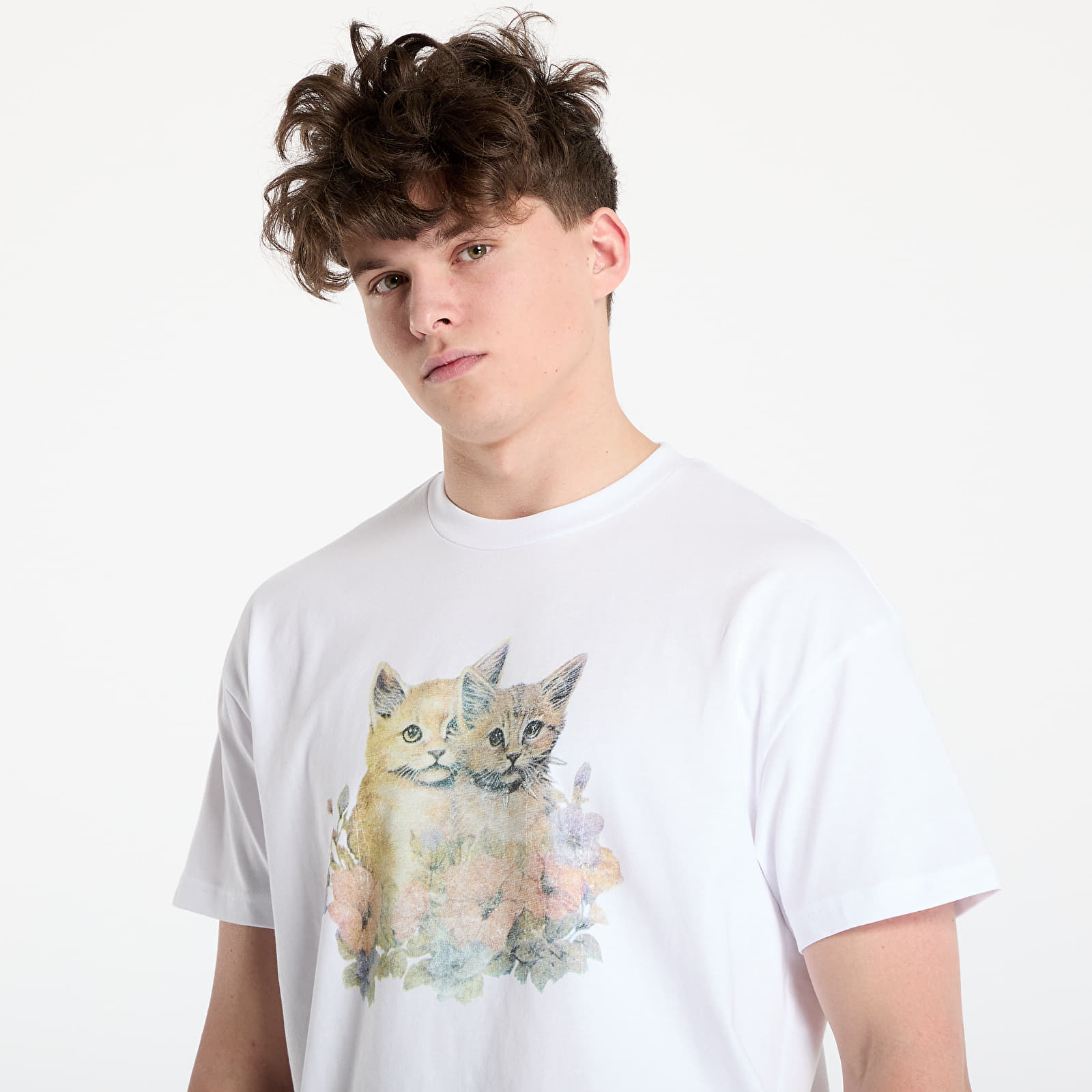 Men's T-shirts Vans Smitten Oversized SS Tee White