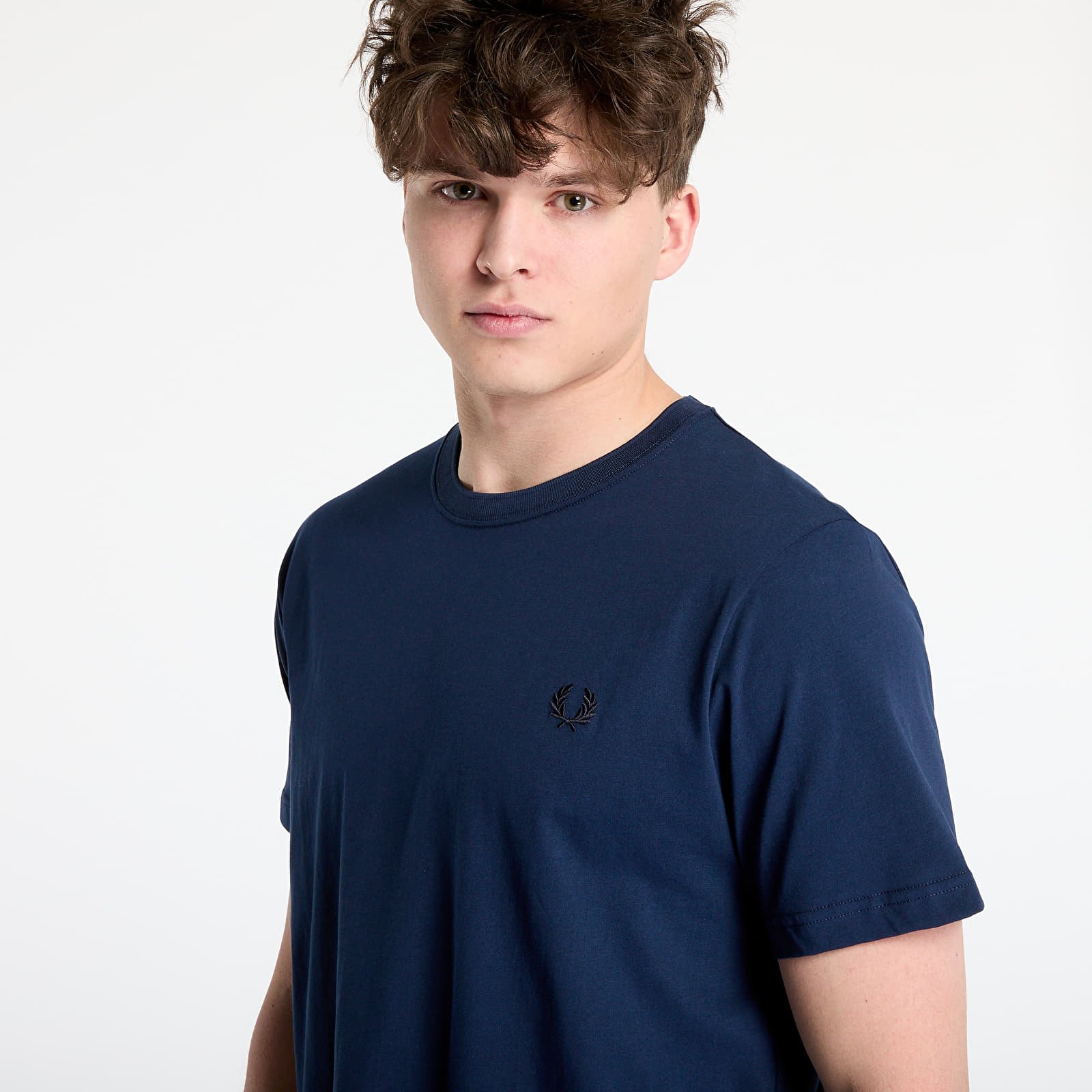 Meeste T-särgid FRED PERRY Crew Neck T-Shirt Tennis Blue