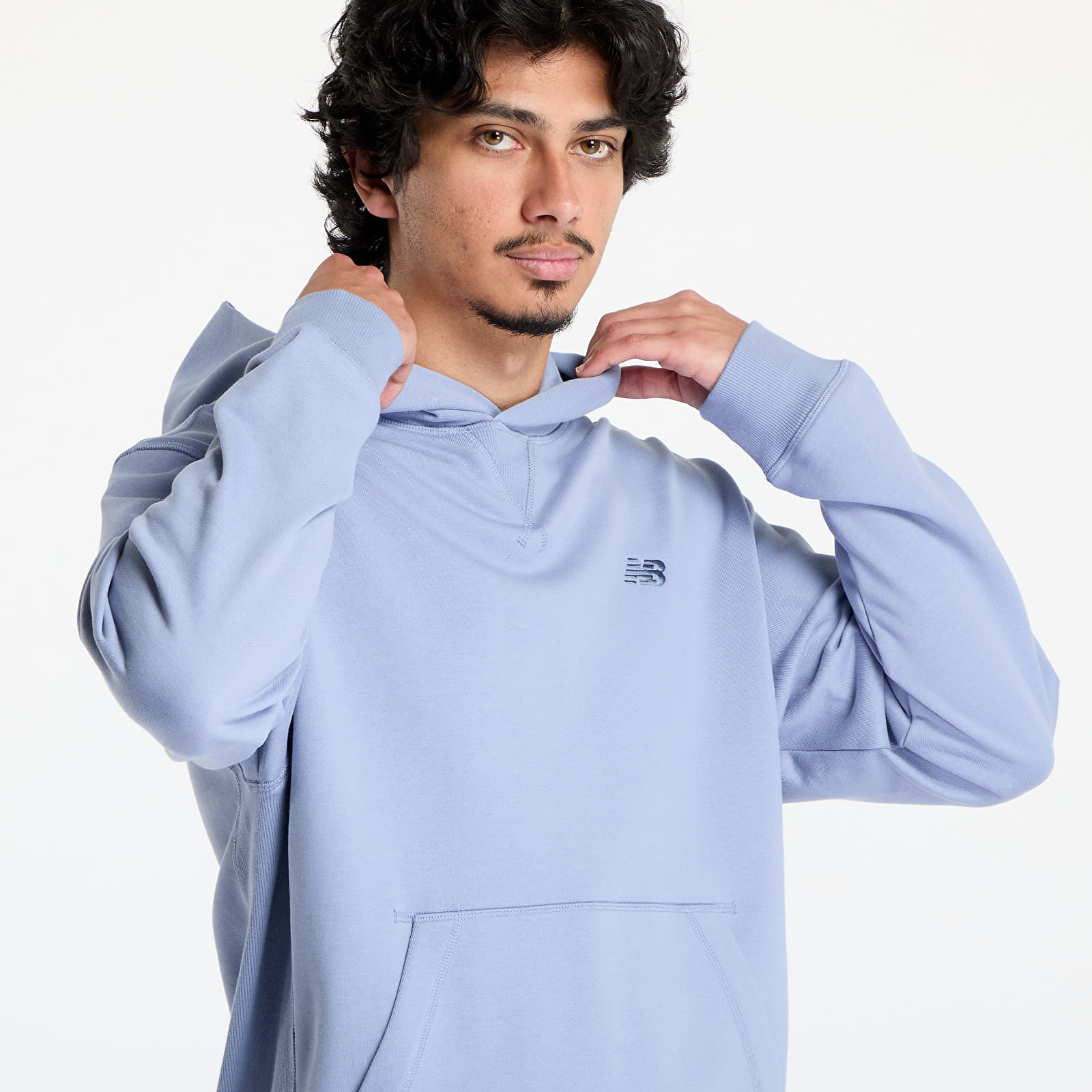 Kapuutsikud ja kampsunid New Balance Athletics French Terry Crew Hoodie Dusk Shower