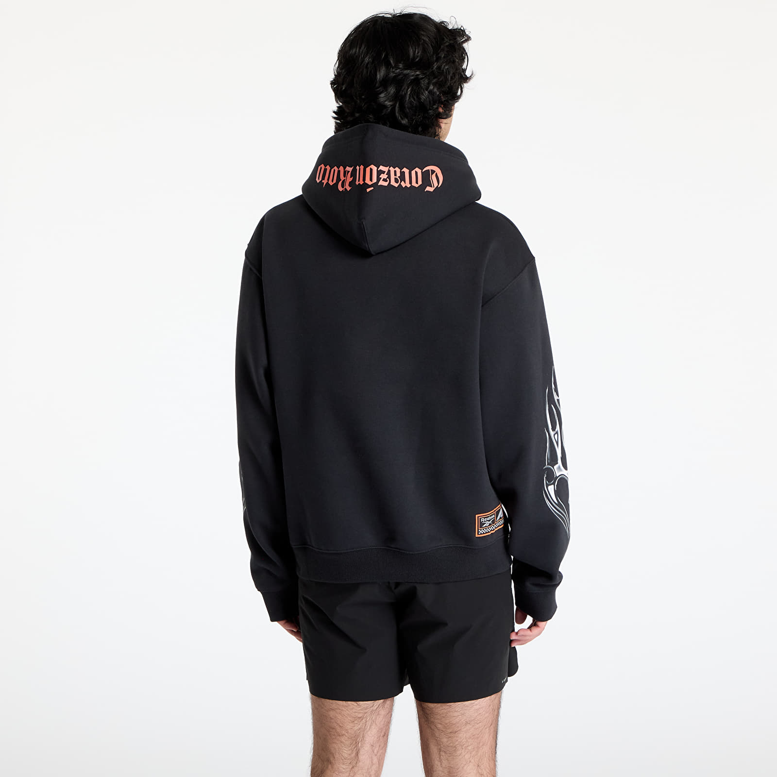 Kapuutsikud ja kampsunid Reebok Anuel Hoodie Black